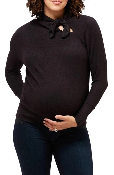 Nom Maternity Lou Maternity Sweater In Black