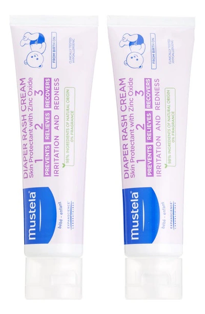 Mustelar Babies' Mustela 2-pack 1-2-3 Diaper Rash Cream In Purple
