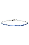 Bony Levy Sapphire Bracelet In White Gold/ Sapphire