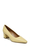 Sarto By Franco Sarto Regal Pump In Light Yellow Leather