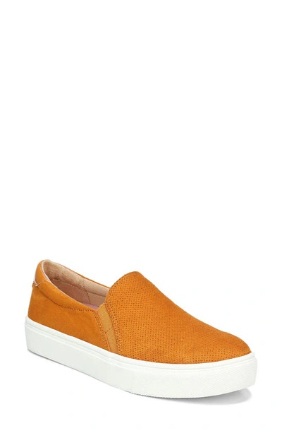 Dr. Scholl's Nova Slip-on Sneaker In Gold/ Yellow Fabric