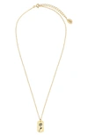Sterling Forever Birth Flower Pendant Necklace In Gold/ October