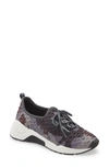 Linea Paolo Rodger Sneaker In Brown/ Grey Camo Padded Fabric