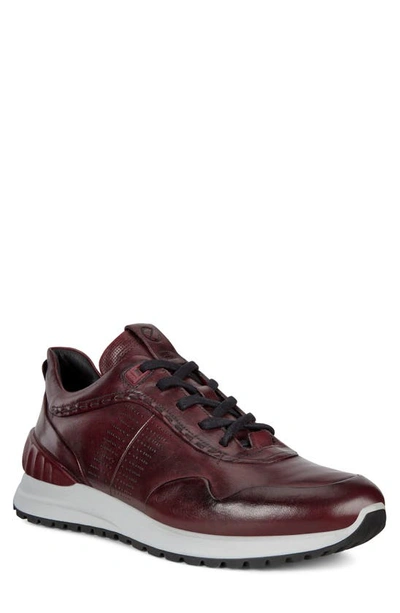 Ecco Astir Sneaker In Syrah Leather