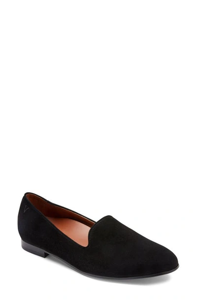 Vionic Willa Loafer In Black Suede