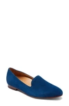 Vionic Willa Loafer In Dark Blue Suede