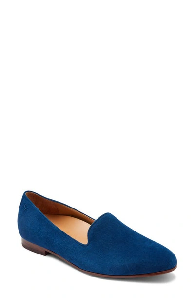 Vionic Willa Loafer In Dark Blue Suede