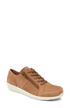 Vionic Abigail Sneaker In Wheat Nubuck Leather