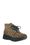 Leopard Print Suede