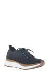 Otbt Courier Platform Sneaker In Charcoal Suede