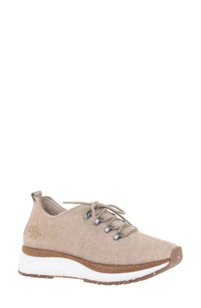 Otbt Courier Platform Sneaker In Natural Suede
