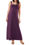 Stowaway Collection Cara Maternity Maxi Dress In Purple