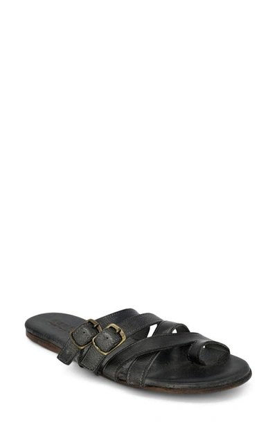 Bed Stu Hilda Sandal In Black Dip Dye