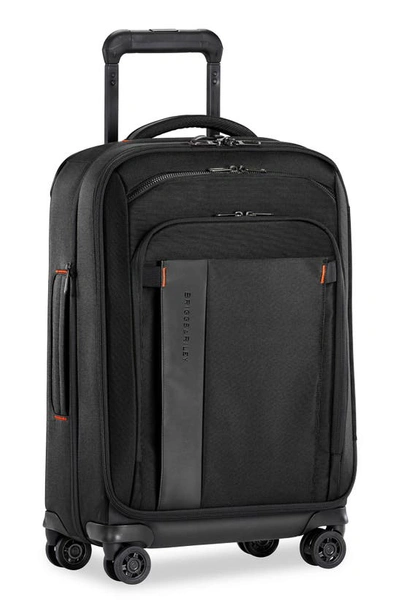 Briggs & Riley Zdx 22-inch Expandable Spinner Suitcase In Black