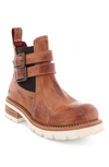 Bed Stu Ginger Bootie In Tan Rustic Leather