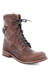 Bed Stu Anne Bootie In Olive Rustic Tremolo