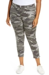 Wit & Wisdom 'ab'solution Camo High Waist Ankle Skinny Pants In Deep Sage