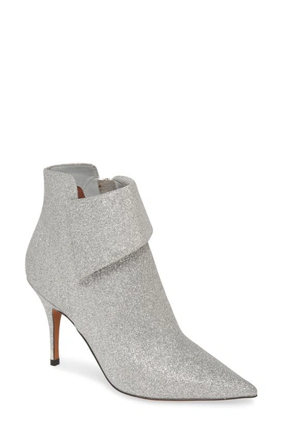 Linea Paolo North Bootie In Silver Leather