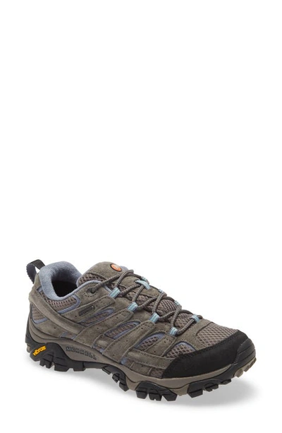 Merrell Moab 3 Womens Leather Waterproof Casual And Fashion Sneakers In Granite