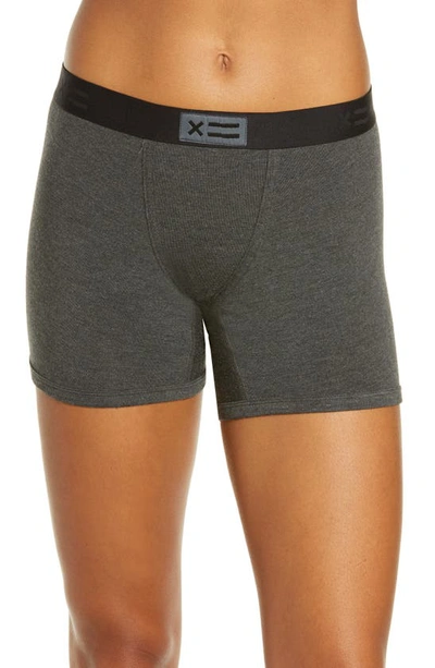 Tomboyx Tencel Modal Boxer Briefs In Charcoal