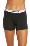 Tomboyx Leakproof Moderate Absorbency 4.5-inch Trunks In Black