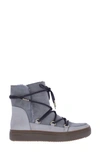 Blackstone Ul87 Genuine Shearling Lined Boot In Silver Sconce Nubuck Leather