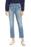 Lee High Waist Ankle Straight Leg Jeans In Overland