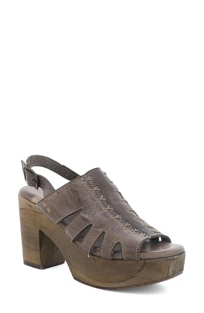 Bed Stu Fontella Platform Sandal In Taupe Dip Dye