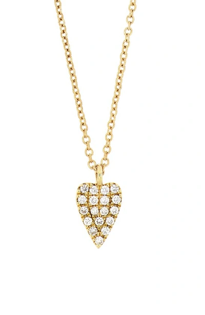Bony Levy Icons Large Heart Pendant Necklace In Yellow Gold