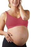 Bravado Designs Body Silk Seamless Maternity/nursing Bra In Red