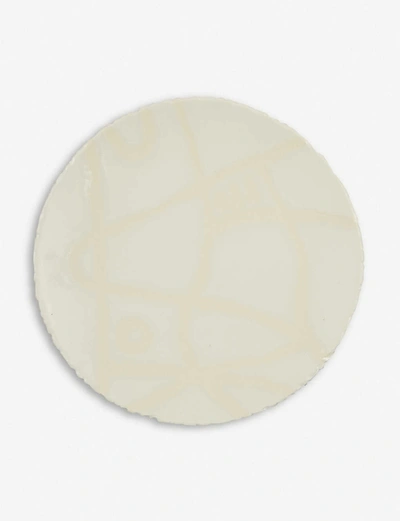 Agnes Sandahl Abstract Glazed Ceramic Plate 15cm