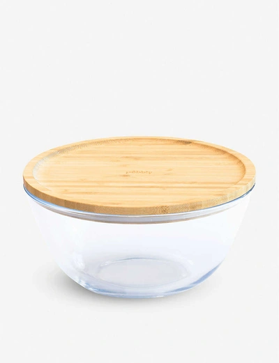Pebbly Mixing Bowl With Bamboo Lid 2.6l