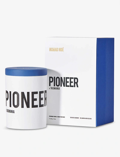 Nomad Noe Pioneer In Tasmania Sea Salt & Coconut Scented Candle 220g In Multicoloured