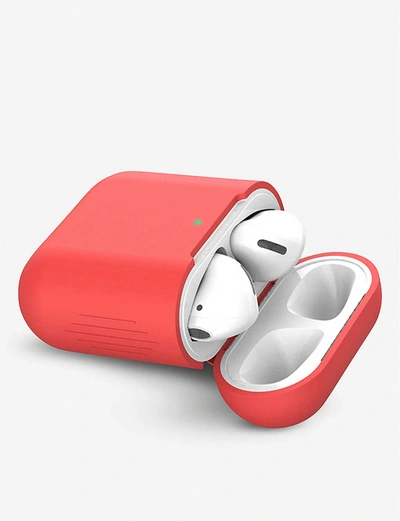 Mintapple Red Premium Silicone Airpods Case