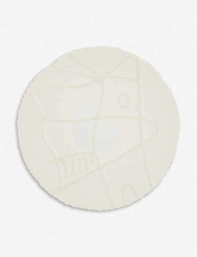 Agnes Sandahl Abstract Glazed Ceramic Plate 30cm