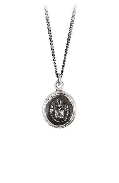 Pyrrha Be Here Now Pendant Necklace In Sterling Silver