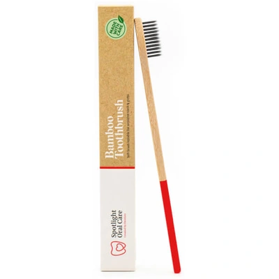 Spotlight Oral Care Bamboo Toothbrush - Red