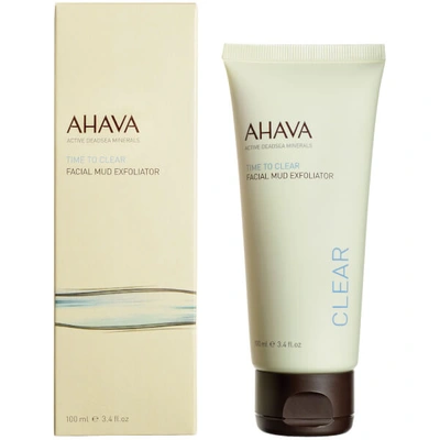 Ahava - Time To Clear Facial Mud Exfoliator 100ml/3.4oz In N,a