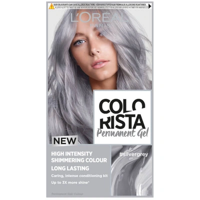L'oréal Paris Colorista Permanent Gel Hair Dye (various Shades) - Silver Grey In 9 Silver Grey