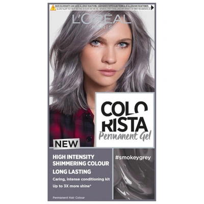 L'oréal Paris Colorista Permanent Gel Hair Dye (various Shades) In 8 Smokey Grey