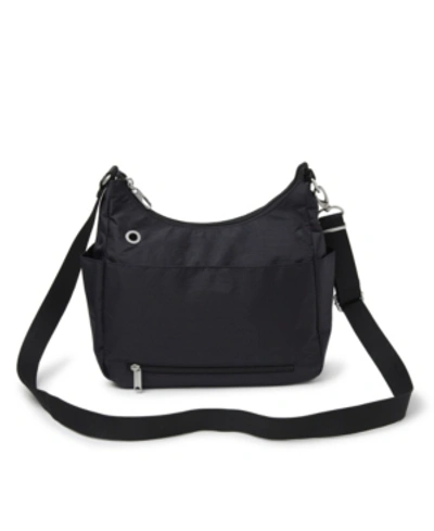 Baggallini Anti-theft Free Time Crossbody Bag In Charcoal