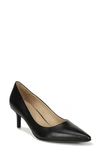 Naturalizer Everly Genuine Calf Hair Pump In Black Leather