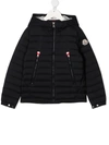 Moncler Kids' Sill Hooded Down-padded Jacket In Blue