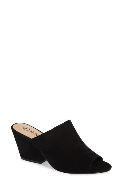 Bella Vita Kathy Mules Women's Shoes In Black Suede Leather
