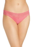 Natori Bliss Perfection Thong In Rose Coral