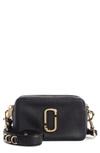 The Marc Jacobs The Softshot 17 Leather Bag In Black