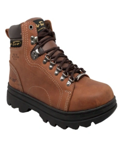 Adtec Men's 6" Steel Toe Hiker Boot Men's Shoes In Brown