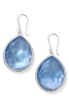 Ippolita Rock Candy Large Teardrop Earrings In Silver/ Adratic