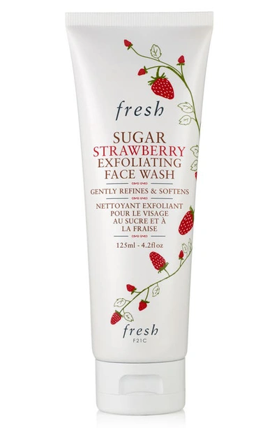 Freshr Sugar Strawberry Exfoliating Face Wash, 1.7 oz