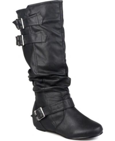 Journee Collection Women's Extra Wide Calf Tiffany Boot In Black